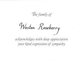 Weston Roseberry