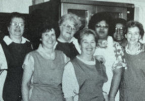 Soledad (far left) and colleagues, circa 1977